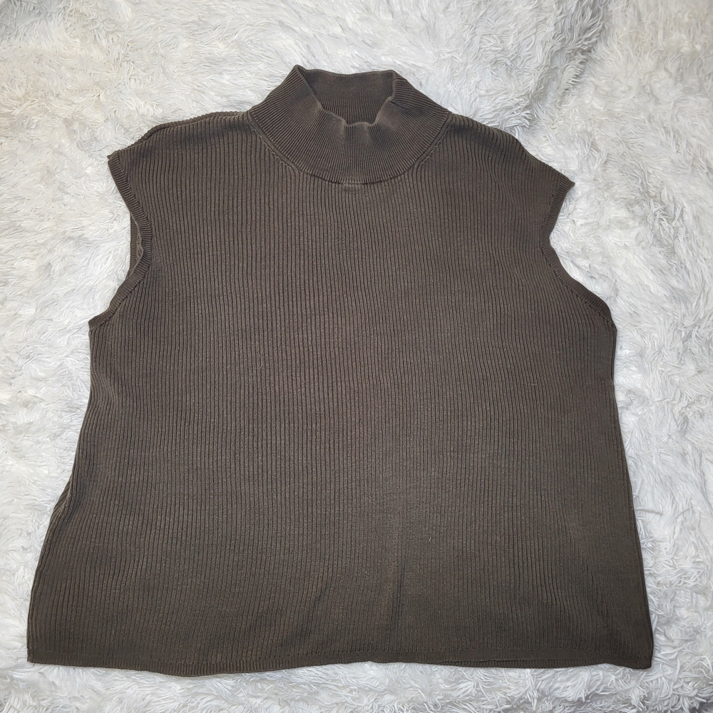Coldwater Creek Taupe Knit Top